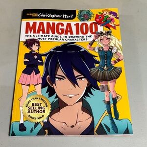 Manga 100 Drawing Guide Book by Christopher Hart Anime Manga